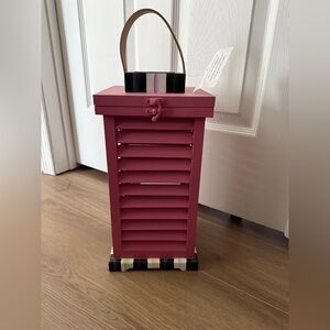 Mackenzie Childs Pink Shutter Lantern